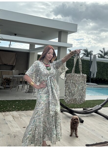 3 pieces boho set paisley