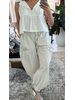 Striped side pocket jogger pant