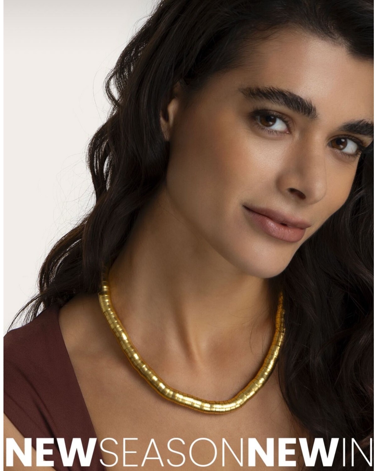 dd04048COLLANA VINTAGE SERPENTE GRANDE