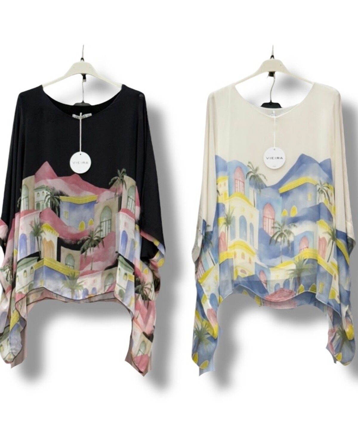 Resort Vibes silk top one size