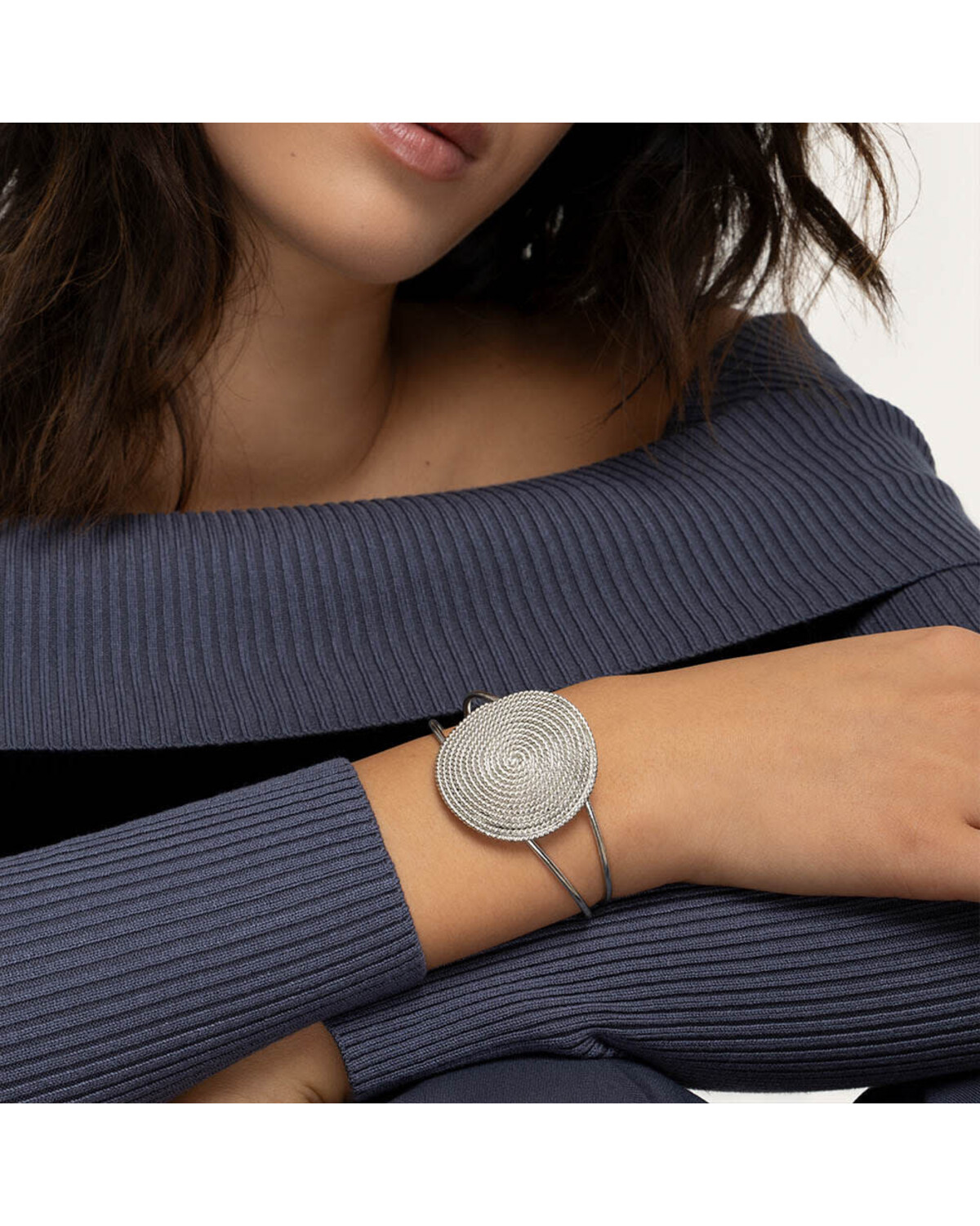 mi2108 BRACCIALE FASCIA SPIRALE TORCHON