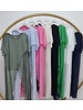 Silk Mix Short Sleeve Cross Over Longline  tunic