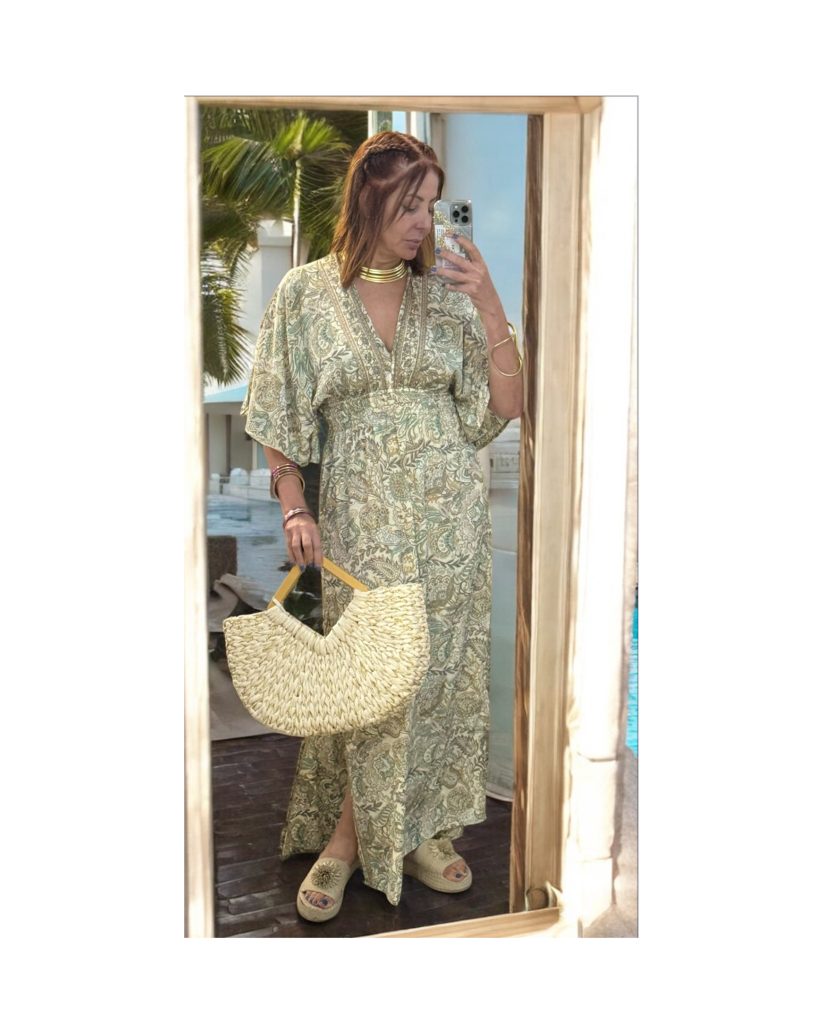 Paisley Gold Maxi one size