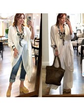 Silk Crossover Front Top With Pockets(more Colors)
