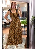Animal  Print Maxi Dress by Claudia Orozco