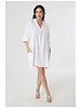Timeless White Linen Dress one size(more Colors)
