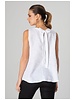 Chic White Linen Top One size