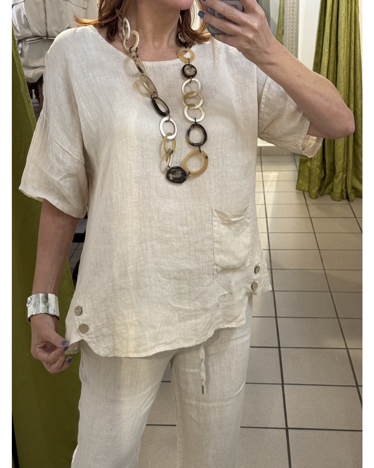 Breeze linen  Top One size