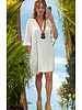 Timeless White Linen Dress one size
