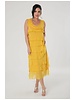 Sleeveless Flow Silk Dress One Size