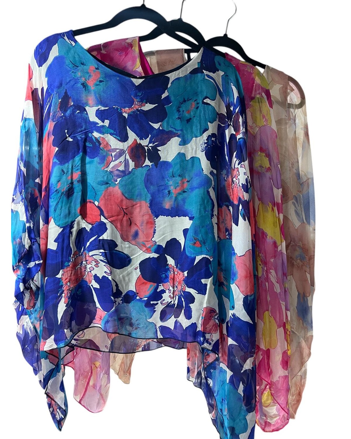Flower Silk Tunic One size (more colors)