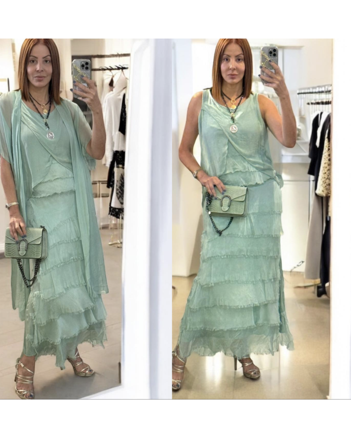 Flow Silk Skirt one size