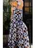 Tiered halter neck jumpsuit