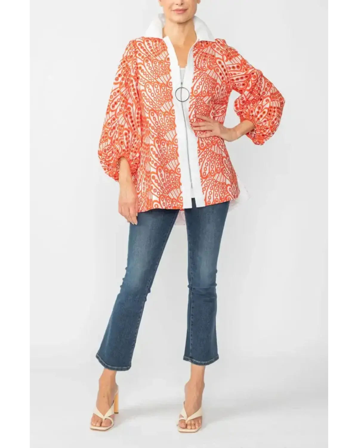 ZIP FRONT TOP