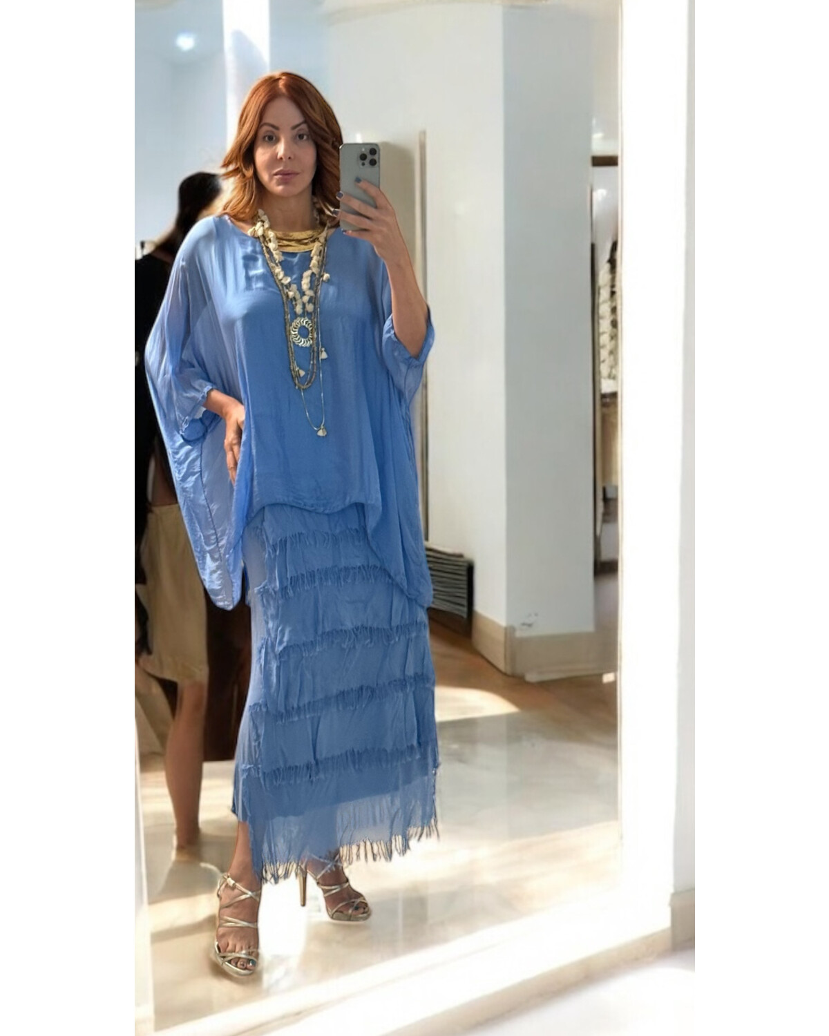 Flow Silk Skirt one size