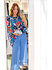 Flower Silk Tunic One size (more colors)