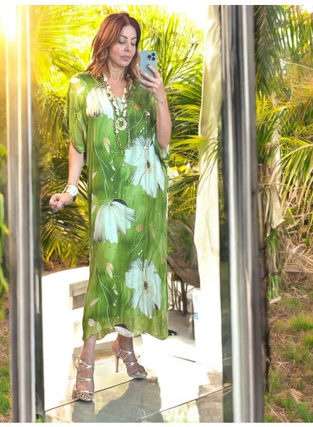 Tropical Bloom Kaftan one size
