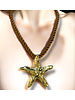 Golden Starfish Rope Necklace