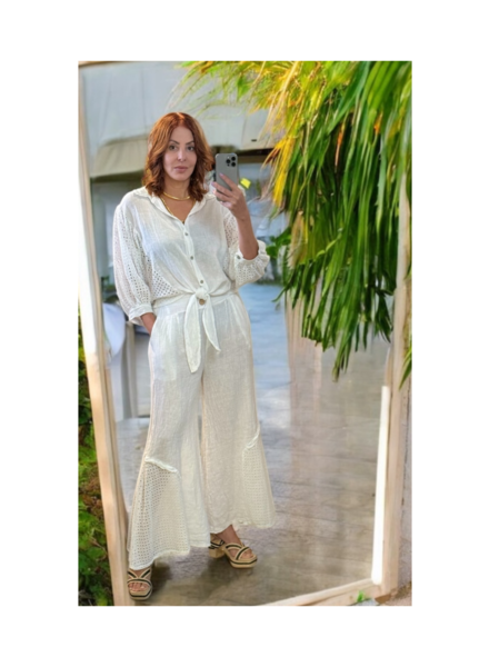 Mediterranean breeze linen set one size