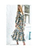 Exclusive boho chic maxi dress by designer mediym