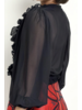 VNECK RUFFLE Top