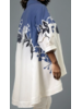 GATHERED SLEEVE HI-LO TOP