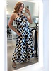 Tiered halter neck jumpsuit
