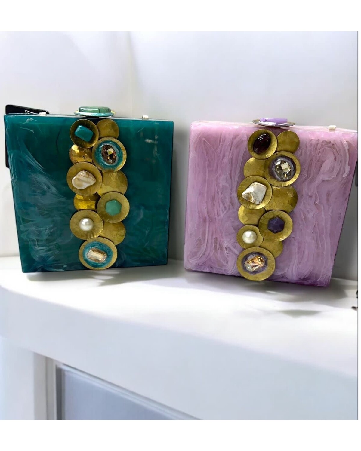 Gemstone  Orbit Clutch
