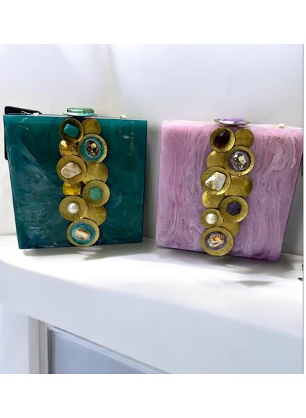 Gemstone  Orbit Clutch