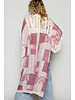 Lace patch cardigan