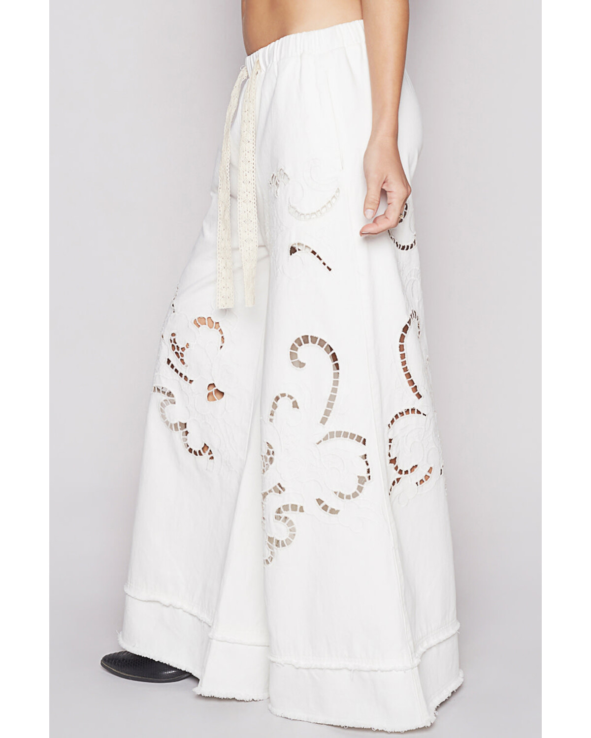 Boho Cut-Out Palazzo Pant