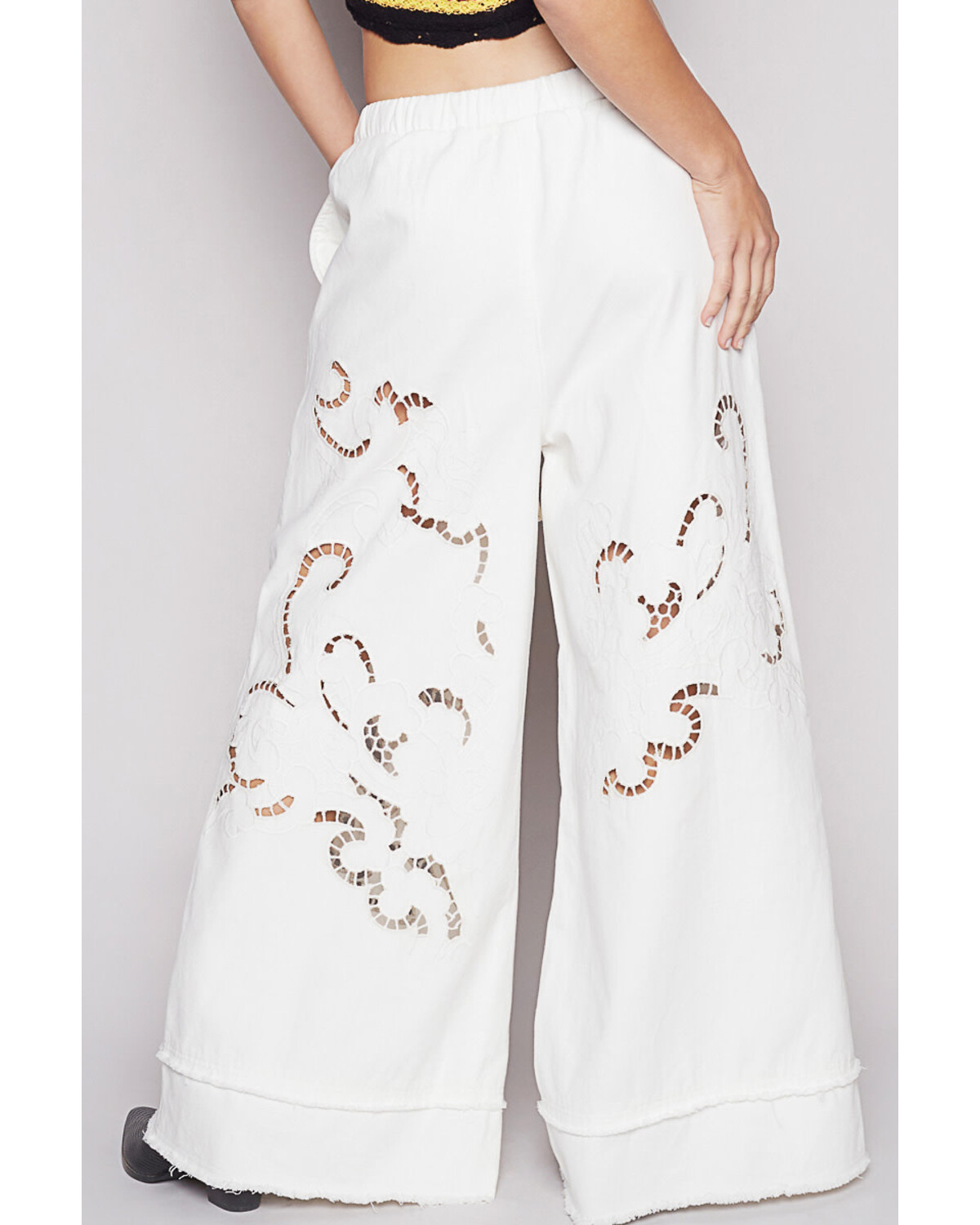 Boho Cut-Out Palazzo Pant