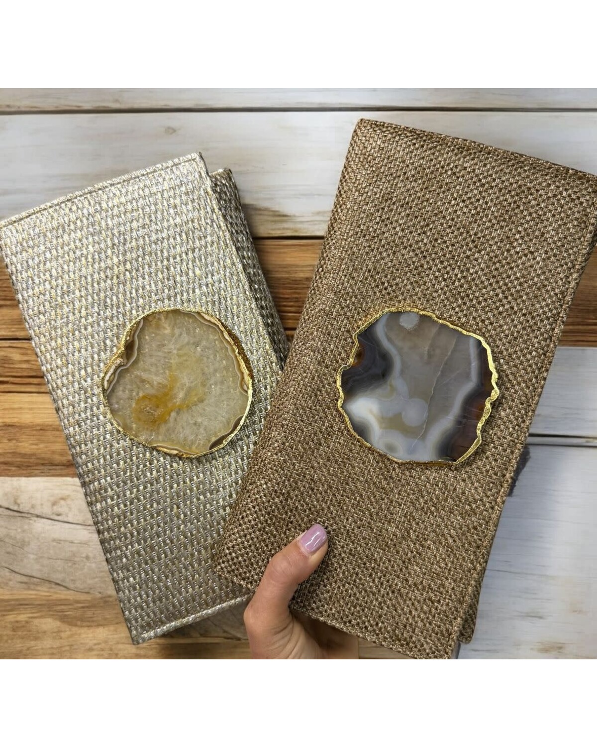 Agate Edge Clutch