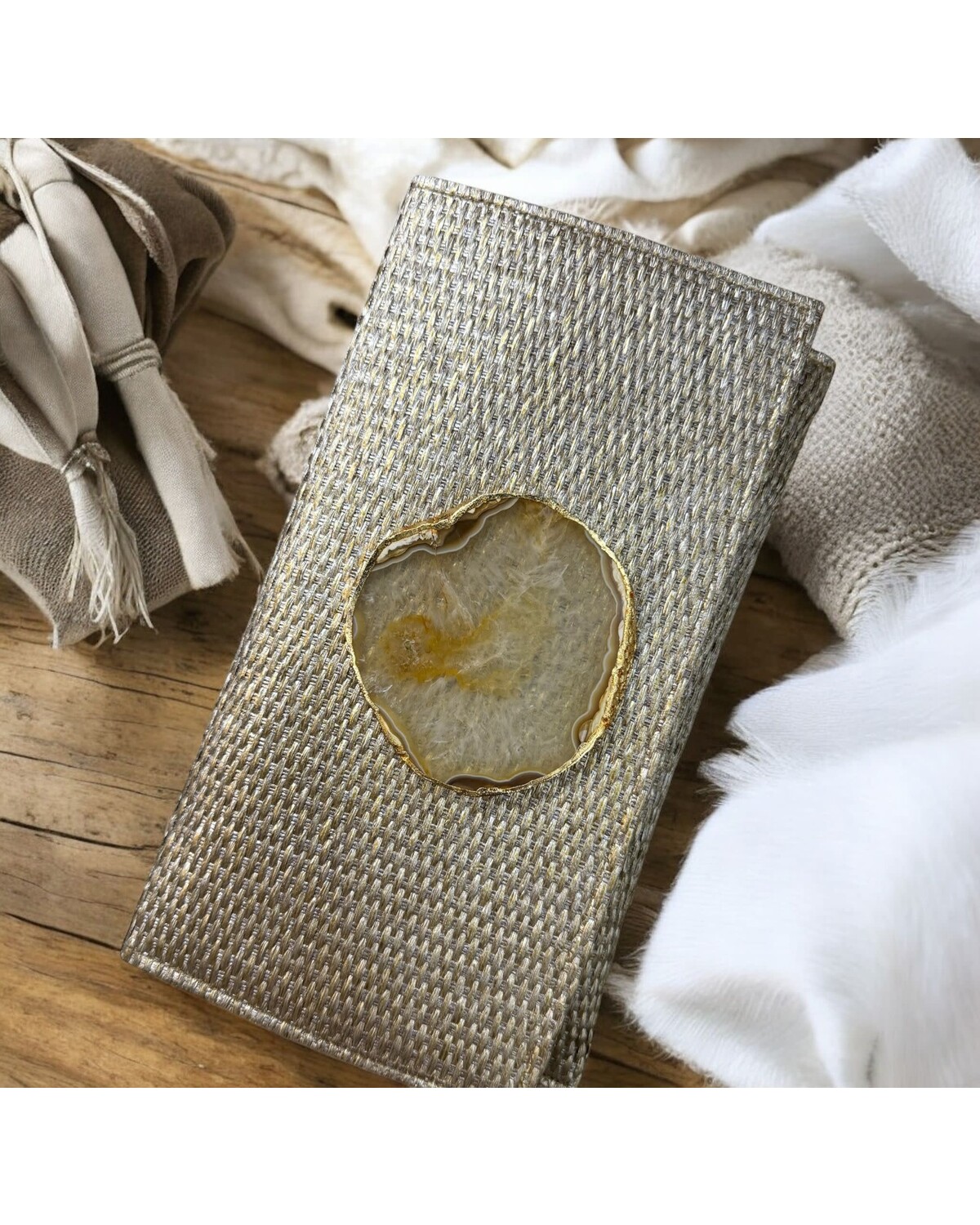 Agate Edge Clutch
