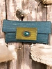 Teal Sparkle Clutch