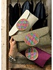 Diamond Bead Circle Clutch