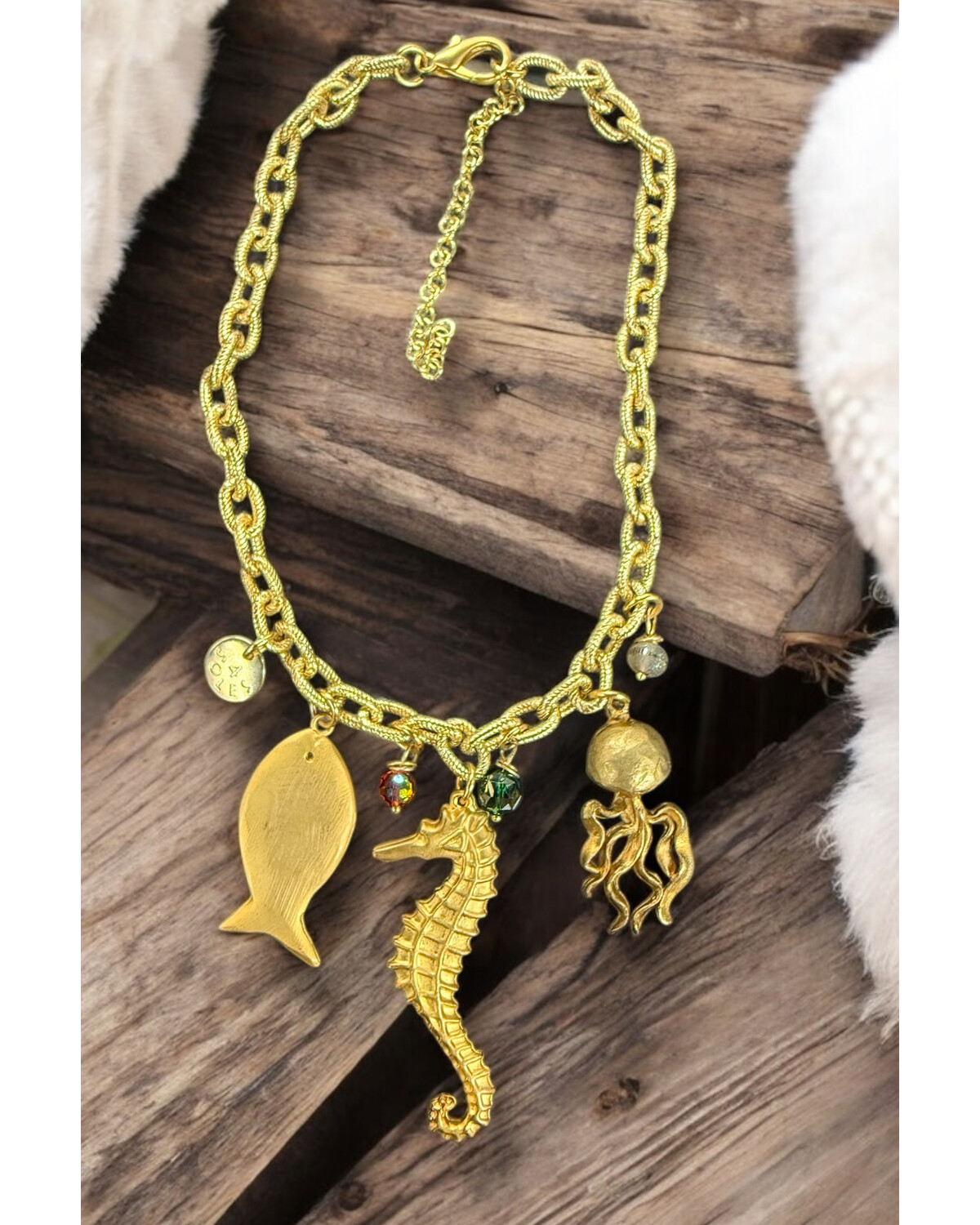 Sea Charms Necklace by 4 Soles