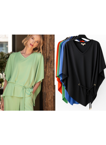 V Neck Poncho Top