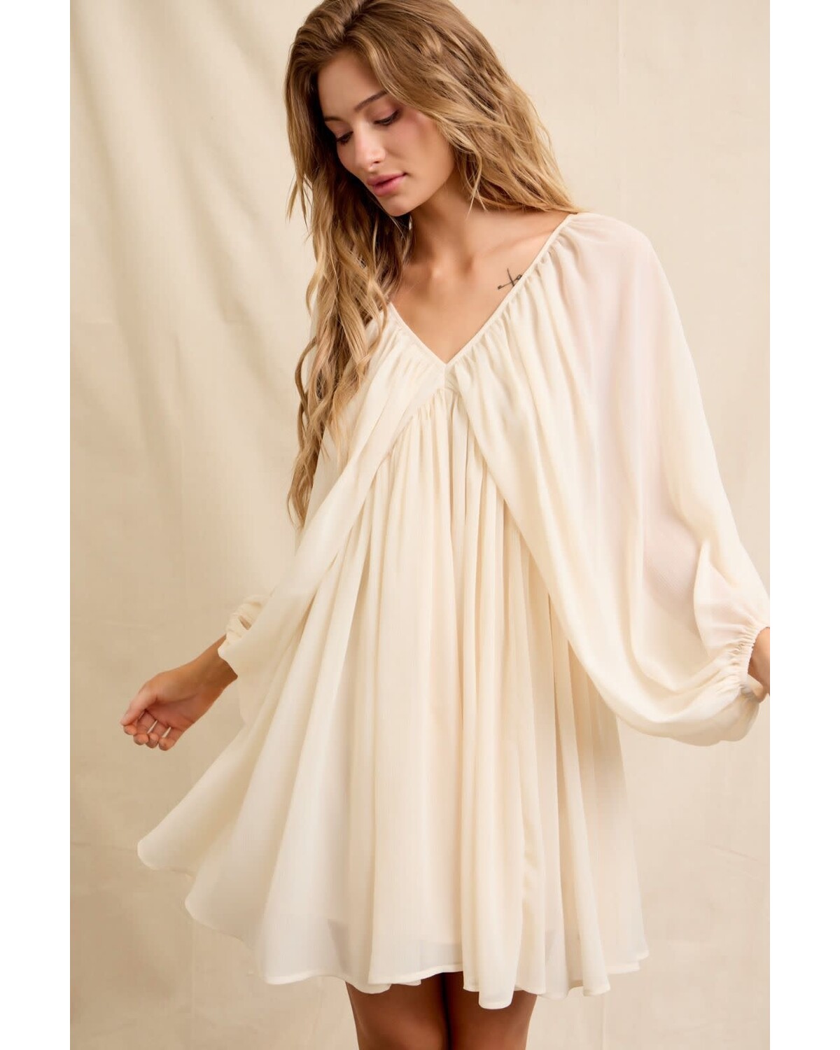 Flowy Sheer mini Dress