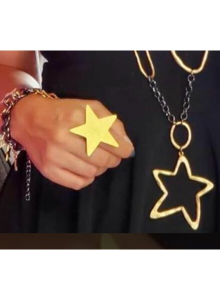 Big star adjustable ring
