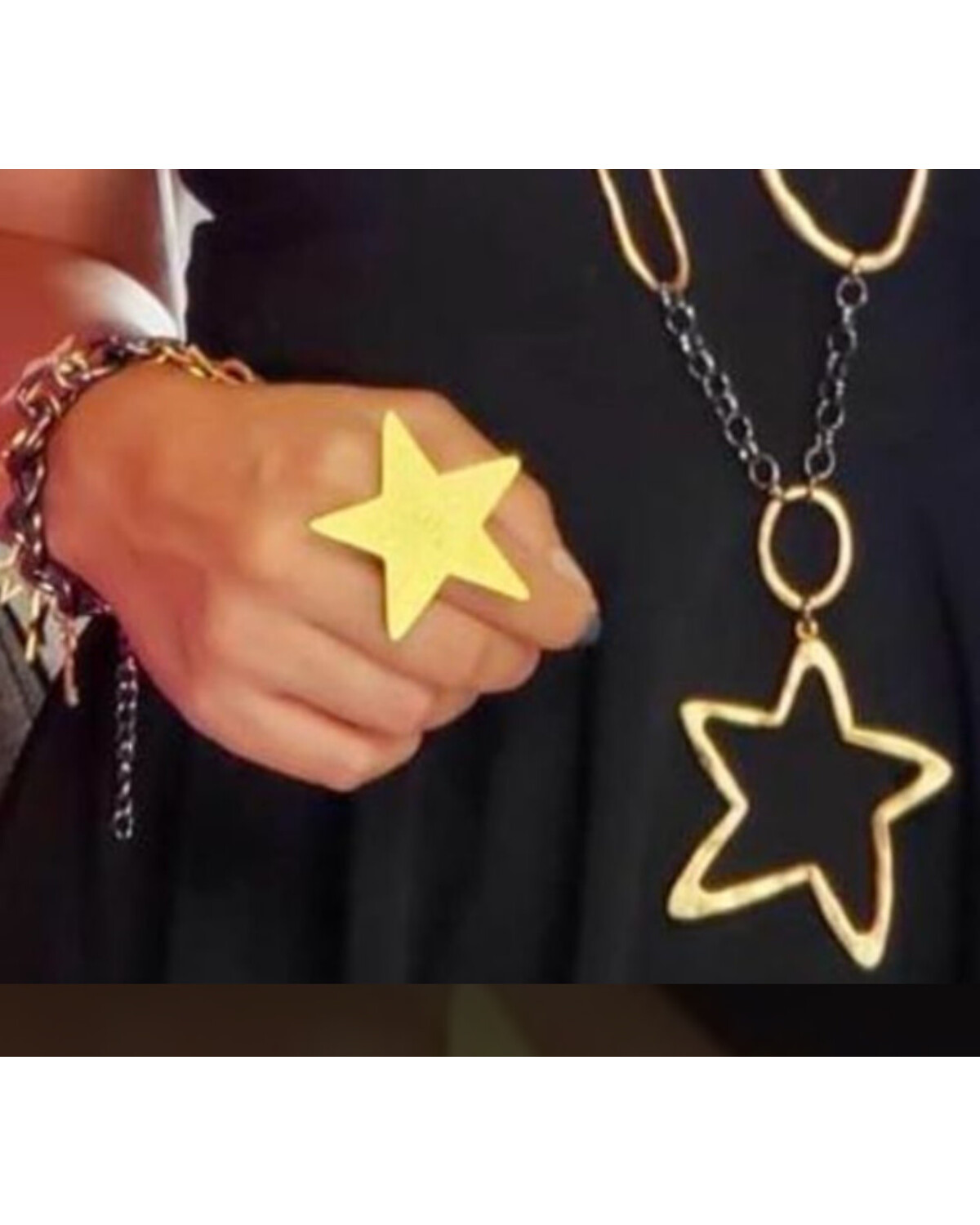 Big star adjustable ring