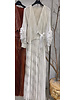 Wave Pleats Wrap Dress
