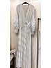 Wave Pleats Wrap Dress