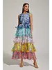 Boho Rainbow Maxi Dress