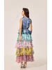 Boho Rainbow Maxi Dress