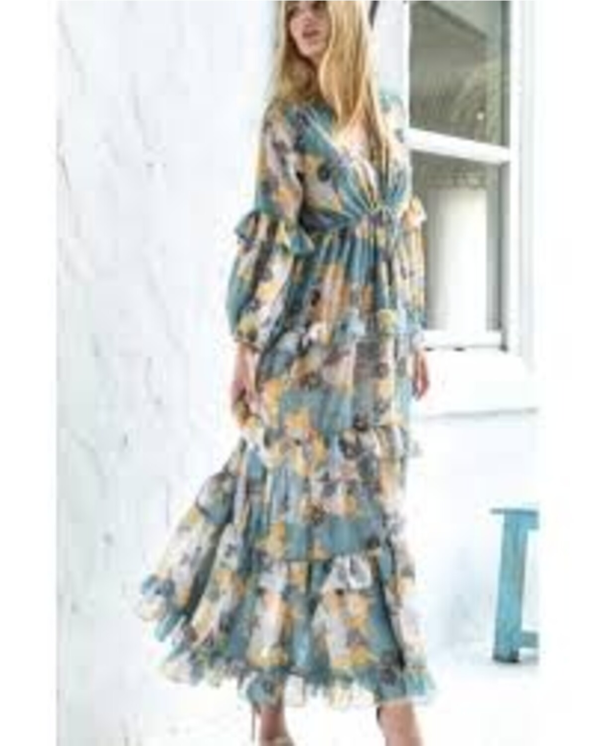 Exclusive boho chic maxi dress by designer mediym