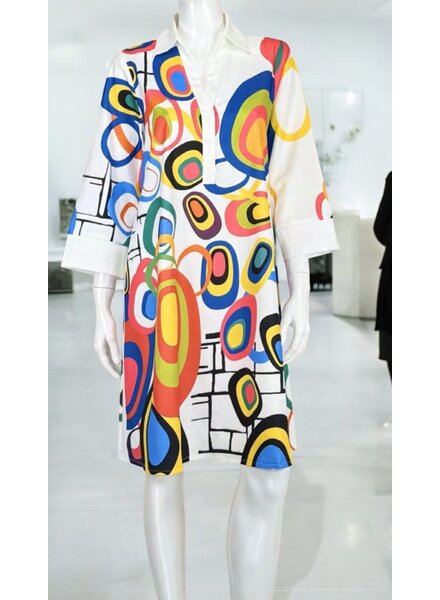 Retro Pop Tunic Dress