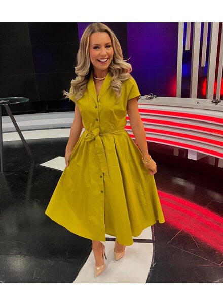 BUTTON DOWN COTTON DRESS