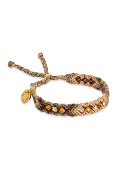 WAYUU SKINNY BRACELET - CAFE