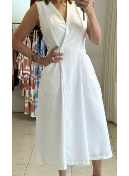 Linen white Dress